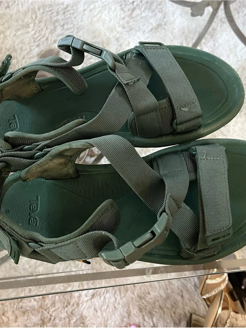 Teva Green Outdoor Sport Sandals Hurricane Verge Size M10